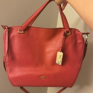 Coach leather bag
